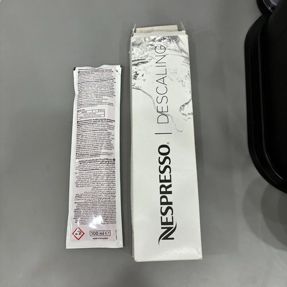 Nespresso Vertuo Next GCV1 Matte Black Machine w/ 17 Assorted Pods & Descaling